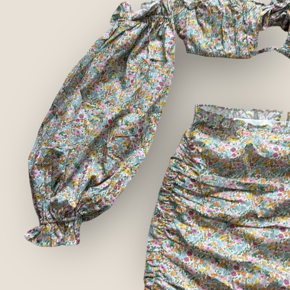 For Love & Lemons - Floral 2-Piece Set – Size M (NWT) - Picture 7 of 10